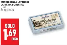Pam Burro senza lattosio LATTERIA SORESINA offerta