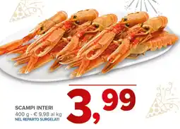 Todis Scampi interi offerta
