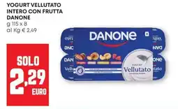 Pam Yogurt vellutato intero con frutta DANONE offerta