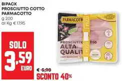 Pam Bipack prosciutto cotto PARMACOTTO offerta