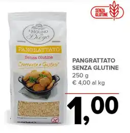 Todis Pangrattato senza glutine MOLINO Diego offerta