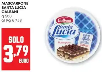 Pam Mascarpone santa lucia GALBANI offerta