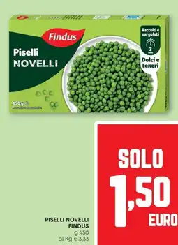 Pam Piselli novelli FINDUS offerta