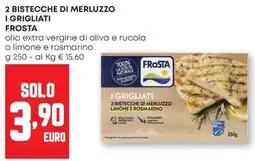 Pam 2 bistecche di merluzzo i grigliati FROSTA offerta