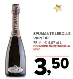 Todis Spumante LEBOLLE offerta