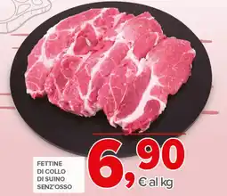 Todis Fettine di collo di suino senz'osso offerta