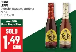 Pam Birre leffe blonde, rouge o ambra offerta