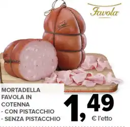 Todis Favola Mortadella favola in cotenna offerta