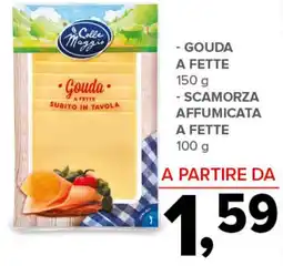 Todis Calle maggio gouda a fette - scamorza affumicata a fette offerta