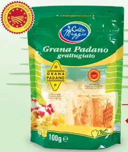Todis Colle maggio Grana padano grattugiato DOP offerta