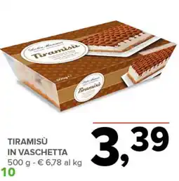 Todis Tiramisù in vaschetta offerta