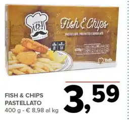 Todis Fish & chips pastellato offerta