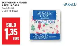Pam Tovaglioli natalizi ARKALIA CASA offerta