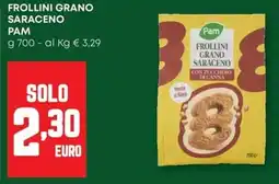 Pam Frollini grano saraceno PAM offerta