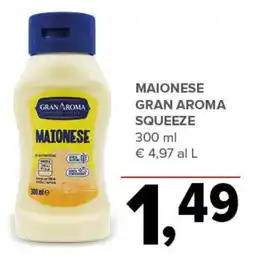 Todis GRAN AROMA Maionese gran aroma squeeze offerta