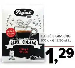 Todis Caffè e ginseng offerta