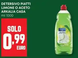 Pam Detersivo piatti limone o aceto ARKALIA CASA offerta