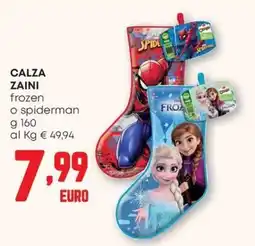 Pam Calza zaini frozen o spiderman offerta