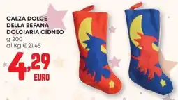 Pam Calza dolce della befana dolciaria cidneo offerta