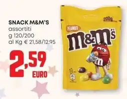 Pam Snack m&m's offerta