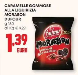 Pam Caramelle gommose alla liquirizia morabon DUFOUR offerta