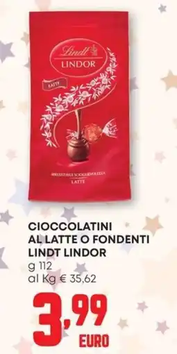 Pam Cioccolatini al latte o fondenti lindt lindor offerta