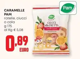 Pam Caramelle pam rotelle, ciucci o cola offerta