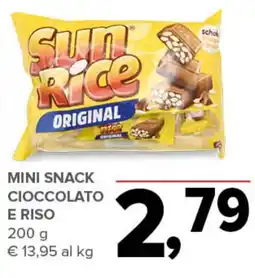 Todis Sun Rice Mini snack cioccolato e riso offerta