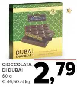 Todis Massimo cioccolata di dubai offerta