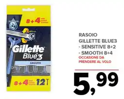 Todis Rasoio gillette blue3 offerta