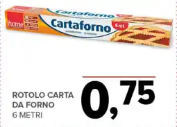 Todis Cartaforno Rotolo carta da forno 6 metri offerta