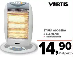 Todis Vortis stufa alogena 3 elementi offerta