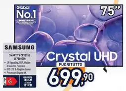 Unieuro SAMSUNG SMART TV CRYSTAL UE75U8000 offerta
