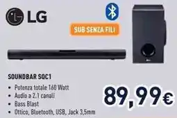 Unieuro LG SOUNDBAR SQC1 offerta