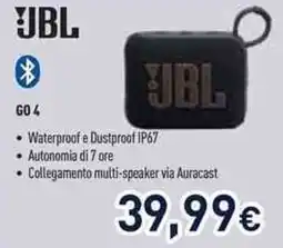 Unieuro JBL GO4 offerta