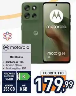 Unieuro motorola MOTO G56 5G offerta