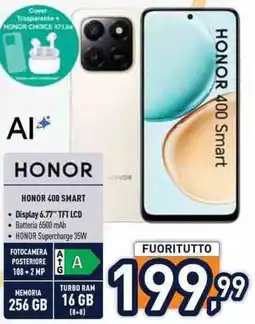 Unieuro HONOR 400 SMART offerta