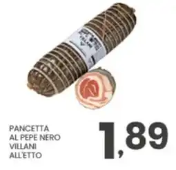 Despar Pancetta al pepe nero villani all'etto offerta