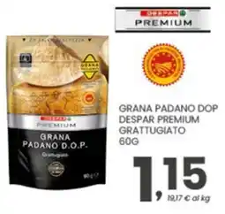 Despar Grana padano dop despar premium grattugiato offerta