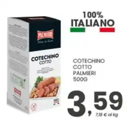 Despar Cotechino cotto PALMIERI offerta