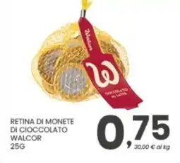 Despar Retina di monete di cioccolato WALCOR offerta