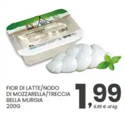 Despar Fior di latte/nodo di mozzarella/treccia BELLA MURGIA offerta