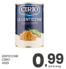 Despar Lenticchie CIRIO offerta