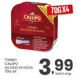 Despar Tonno callipo all'olio di oliva offerta