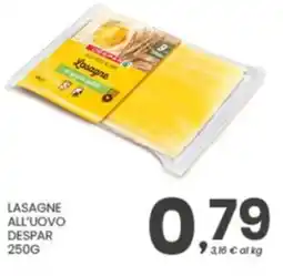 Despar Lasagne all'uovo DESPAR offerta