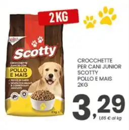 Despar Crocchette per cani junior scotty pollo e mais offerta