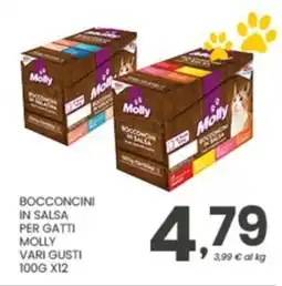 Despar Bocconcini in salsa per gatti MOLYY offerta