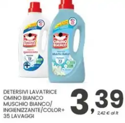 Despar Detersivi lavatrice omino bianco muschio bianco/ ingienizzante/color offerta