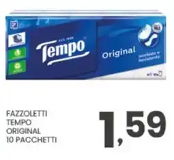 Despar Fazzoletti tempo original 10 pacchetti offerta