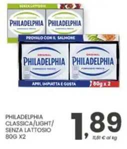 Despar Philadelphia classica/light/ senza lattosio offerta